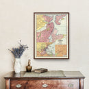 Vintage Map of Boston, Massachusetts 1897