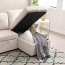 Modular Sectional Sofa L Shaped Modular Couch with Reversible Chaise Modular Sofa Sectional Couch with Storage Seats