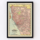 Vintage Map of Buffalo, New York 1897