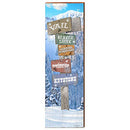 Vail Colorado Directional Sign Home Decor Art Print on Real Wood
