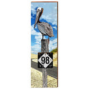Highway 98 Florida | Wall Art Print on Real Wood