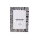 Poster Picture Frame Classic Pattern Bone Inlay Collection in 6 Sizes, Grey