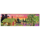 Ascone's Alaskan Cabin Wooden Sign | Wall Art Print on Real Wood