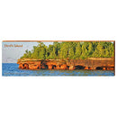 Devil's Island, Wisconsin Home Decor Art Print on Real Wood