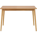 Farmhouse Dining Table For Two To Six With Easy Assembly