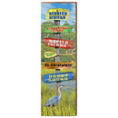 Redneck Riviera Mash Directional Sign Home Decor Art Print on Real Wood