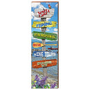 Seneca Lake Directional Home Decor Art Print on Real Wood