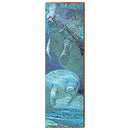 Ft. Myers Beach Manatee Sign Home Decor Art Print on Real Wood