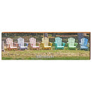 The Adirondacks Wooden Sign | Wall Art Print on Real Wood 