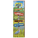 Outer Banks Marsh Directional Home Decor Art Print on Real Wood