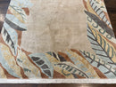 Modern Tibetan Rug 7x10, Soft Wool, Tufenkian Style Carpet, Tibet Nepali Rug, Open Field, Handmade Wool Rug
