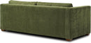 EightyTwoInches Pull Out Sofa Bed With Hidden Mattress