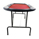 INO Design 73' Foldable Poker Table with Cup Holders