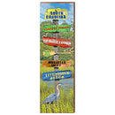 South Carolina Marsh Directional | Wall Art Print on Real Wood