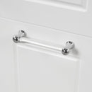 24' Bathroom Vanity with Sink, Bathroom Vanity Cabinet with Two Drawers and Door, Adjustable Shelf, Solid Wood and MDF, White (Old Sku:WF309411AAK)