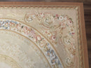 Aubusson Rug 9x12, French European Design, Floral, Elegant