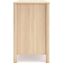Light Brown Six Drawer Dresser For Bedroom Storage