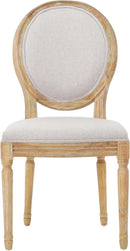Phinnaeus Beige Polyester Fabric Dining Chairs Set Of 2