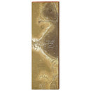 Galveston Bay Sepia Map Home Decor Art Print on Real Wood