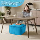 Round Pouf Ottoman Foot Rest, 20"x15"