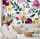 Voguish Modern Floral Wallpaper