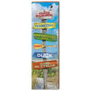 Virginia Coastal Destinations Directional Home Decor Art Print on Real Wood