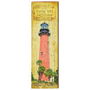 Jupiter Inlet Lighthouse Decor Art Print on Real Wood