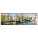 River Walk Delaware Home Decor Art Print on Real Wood