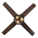 52" Celentano Industrial Downrod Mount Reversible Ceiling Fan with Lighting and Remote Control