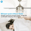 52" Celentano Industrial Downrod Mount Reversible Ceiling Fan with Lighting and Remote Control