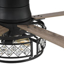 52" Divisadero Farmhouse Flush Mount Reversible Ceiling Fan with Lighting and Remote Control