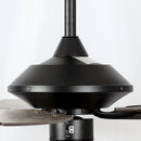 52" Nowthen Modern Crystal Chandelier Ceiling Fan with Led Light and Remote Control 5 Blades Chrome