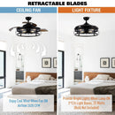 52" Industrial Downrod Mount Ceiling Fan with Lighting and Remote Control
