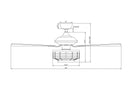 52" Paquette In Indoor Matte Black Industrial Ceiling Fan with Remote Control and Light Kit