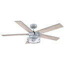 52" Industrial Reversible 5 Blade Led Ceiling Fan