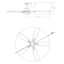 52" Tata Nagar Industrial Brush Nickel Downrod Mount Reversible Ceiling Fan with Lighting and Remote Control