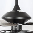 52" Tibuh Modern Crystal Chandelier Ceiling Fan with Led Light And Remote Control 5 Blades Chrome