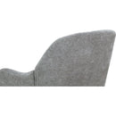 Chenille Armchair, Modern Style Accent Chair with Wood Legs, Comfy Design for Living Room, Bedroom, Office, Gray