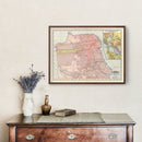 Vintage Map of San Francisco, California 1897