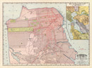Vintage Map of San Francisco, California 1897