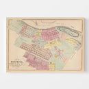 Vintage Map of Red Wing, Minnesota 1874