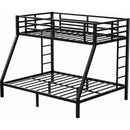Metal Twin XL over Queen Bunk Bed for Teens and Adults,Space-Saving/Noise Reduced/No Box Spring Needed