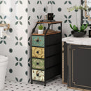 Narrow Tall Dresser With Integrated Charging Station