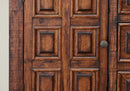 37" Chocolate Solid Wood Five Drawer Chest
