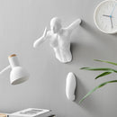 Runner Woman 20" Wall Sculpture // White