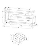 TV Stand, Console, Media Entertainment Center Storage Cabinet, Contemporary & Modern