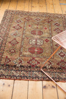 4x4.5 Antique Caucasian Square Rug