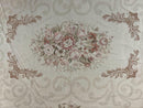 10x14 Aubusson Rug, Wool Handmade Vintage Carpet, French European Design, Elegant