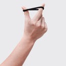 Black Thick Elastics 6pc Set
