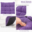 Purple Floor Chair With Back Support 14 Position Adjustable